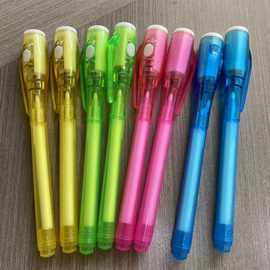 学生多功能防伪字验钞笔魔术笔广告发光LED紫外线UV隐形灯发光笔