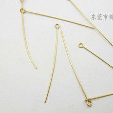 铜质九字针穿珠9字针铜针平头针DIY饰品配件