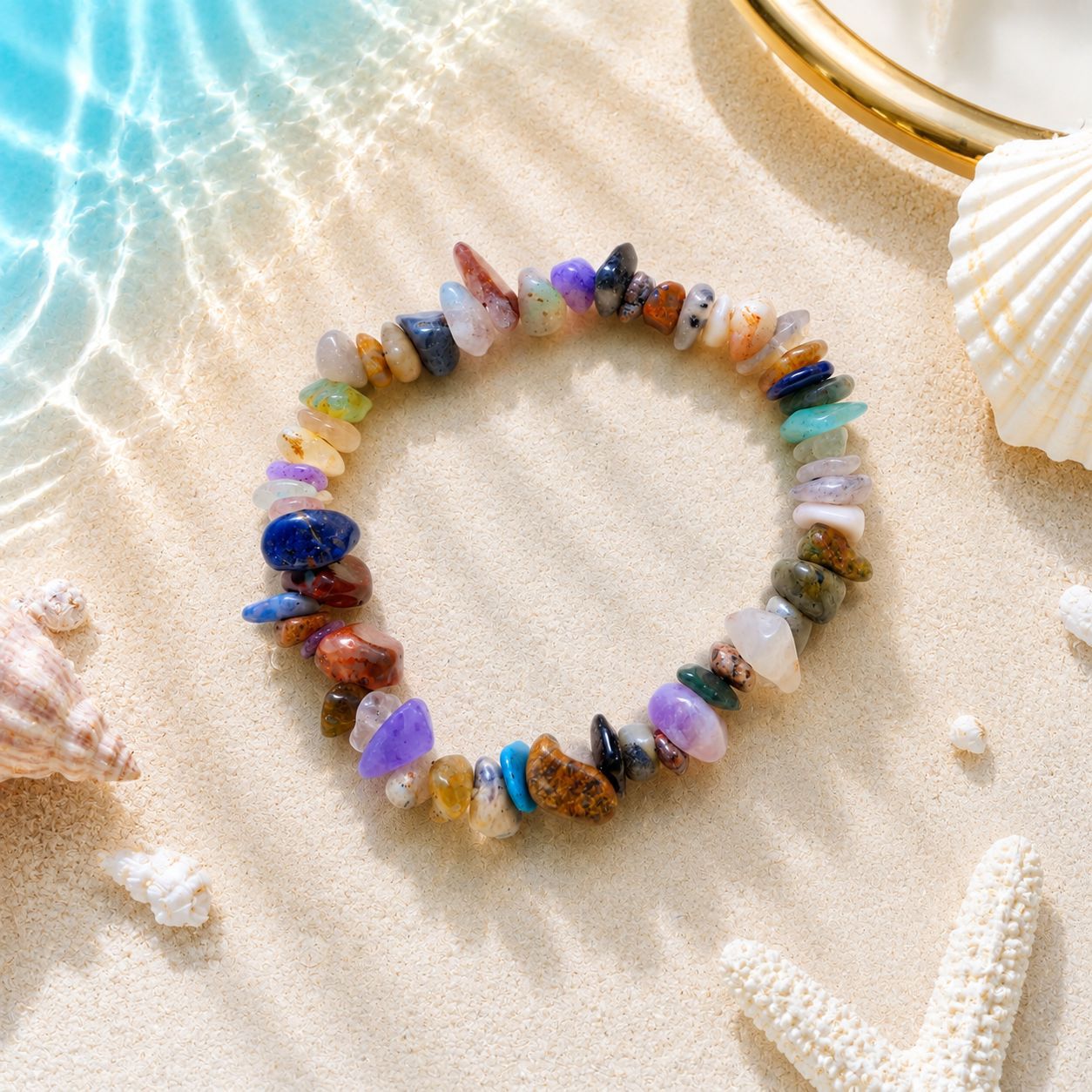 Concha natural, estrella de mar, caracola, pulsera tejida a mano, estilo oceánico, vacaciones en la playa, joyería de nicho para mujer, verano image 53