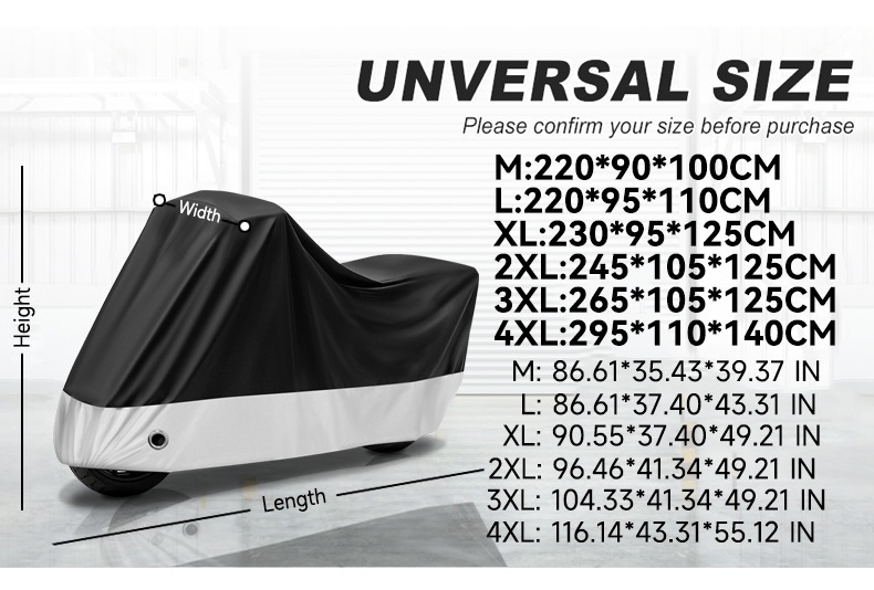 Ready Stock Supply of Oxford Cloth Motorcycle Covers, Sun-Proof and Rain-Proof Full Covers, Electric Vehicle Covers, Dust-Proof and Heat-Insulating Rain Covers
