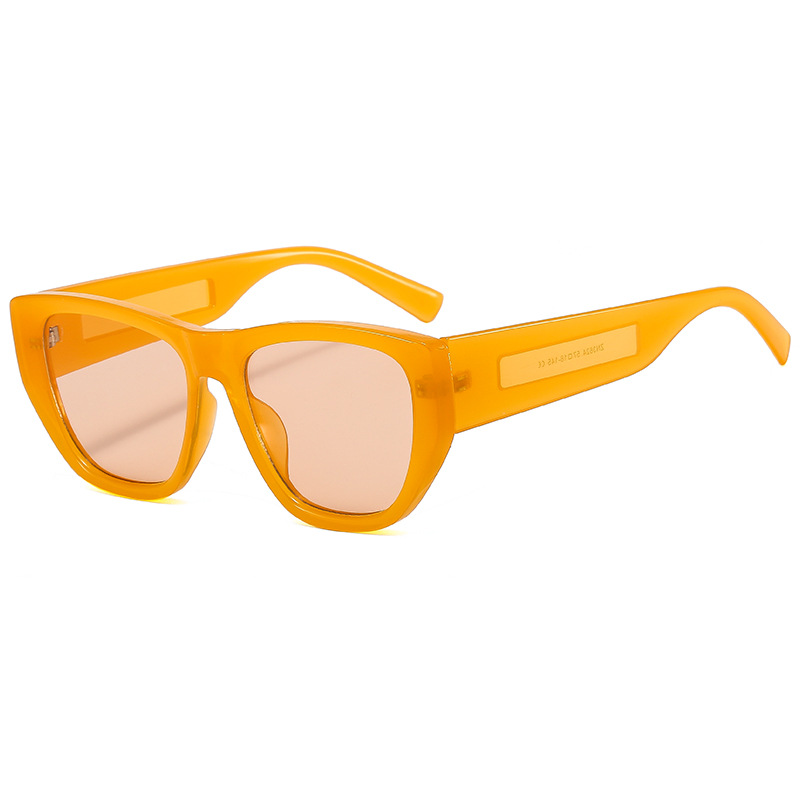 Gafas de sol personalizadas europeas y americanas transfronterizas 2024 nuevas gafas de sol ovaladas de hip-hop retro