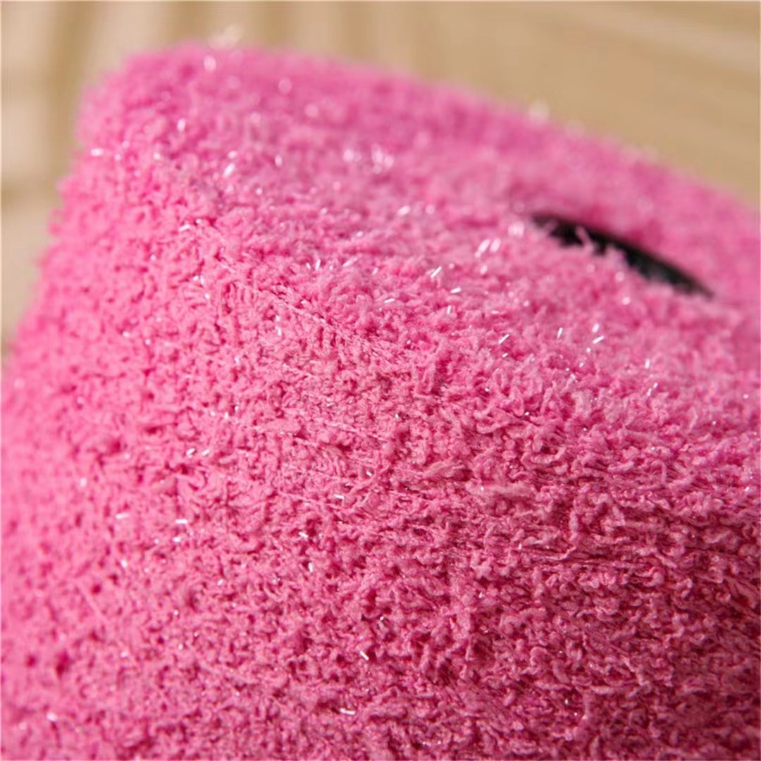 燊盛纺织5支闪光半边绒不掉毛玻璃绒亮片单边绒亮丝珊瑚绒批发