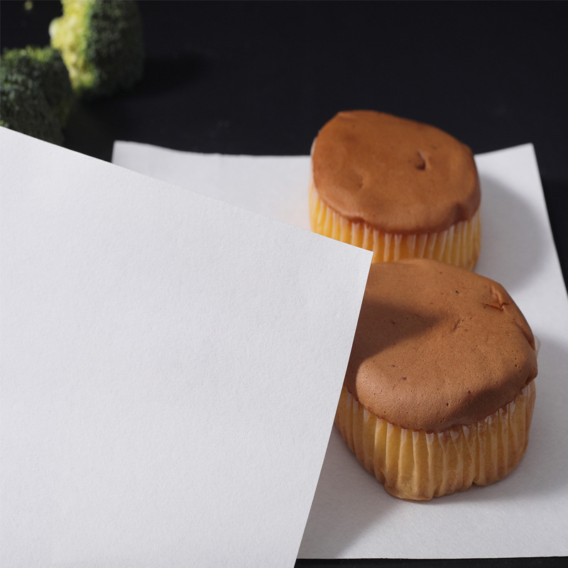 Papel de absorción de aceite cuadrado desechable al por mayor bandeja de papel para hornear de cocina papel inferior papel de barbacoa horno papel de aceite para hornear