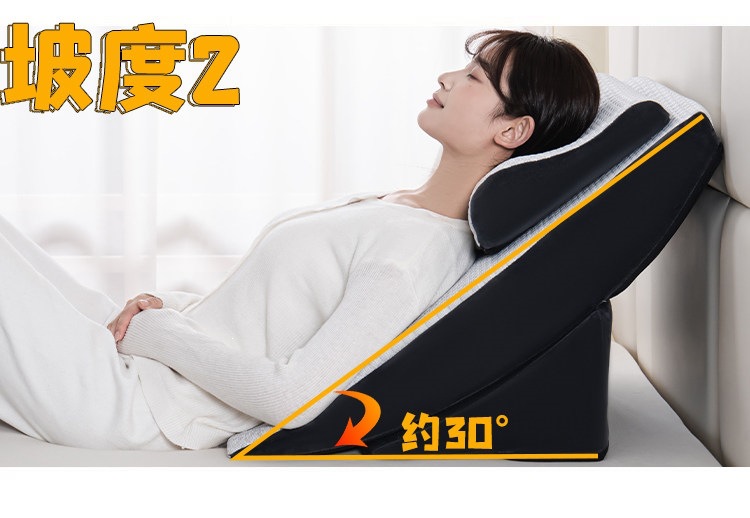 Suitable for wide, cooling slope mattress, anti-reflux for stomach and esophagus, adjustable, widened, elderly care slope sleeping mattress