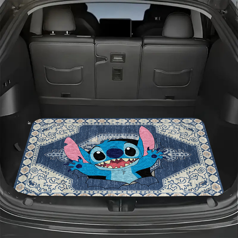 Amazon Temu Dropshipping Mickey Mouse Floor Mat Car Dust-Proof and Stain-Resistant Trunk Mat Non-Slip Easy Care Item Mat
