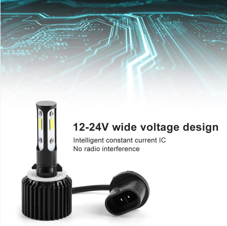 Fuente transfronteriza de automóviles LED lámpara de niebla 880 / 881 automóvil modificación de lámpara de niebla CSP chip lámpara de alto lumen