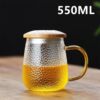 Cup, cigarette holder, tea suitable for men and women with glass