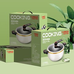 杨子搪瓷微压锅多功能大容量料理锅炖煮煲汤不粘锅礼品批发一锅