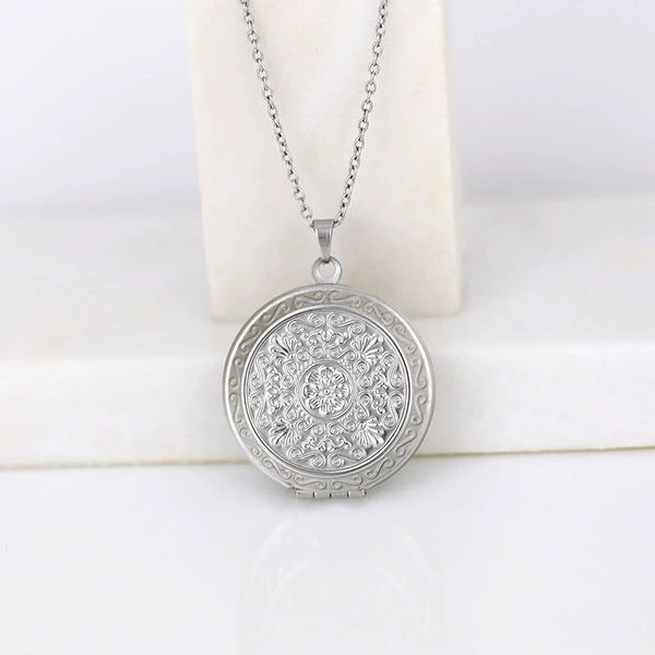 Steel necklace, 31mm