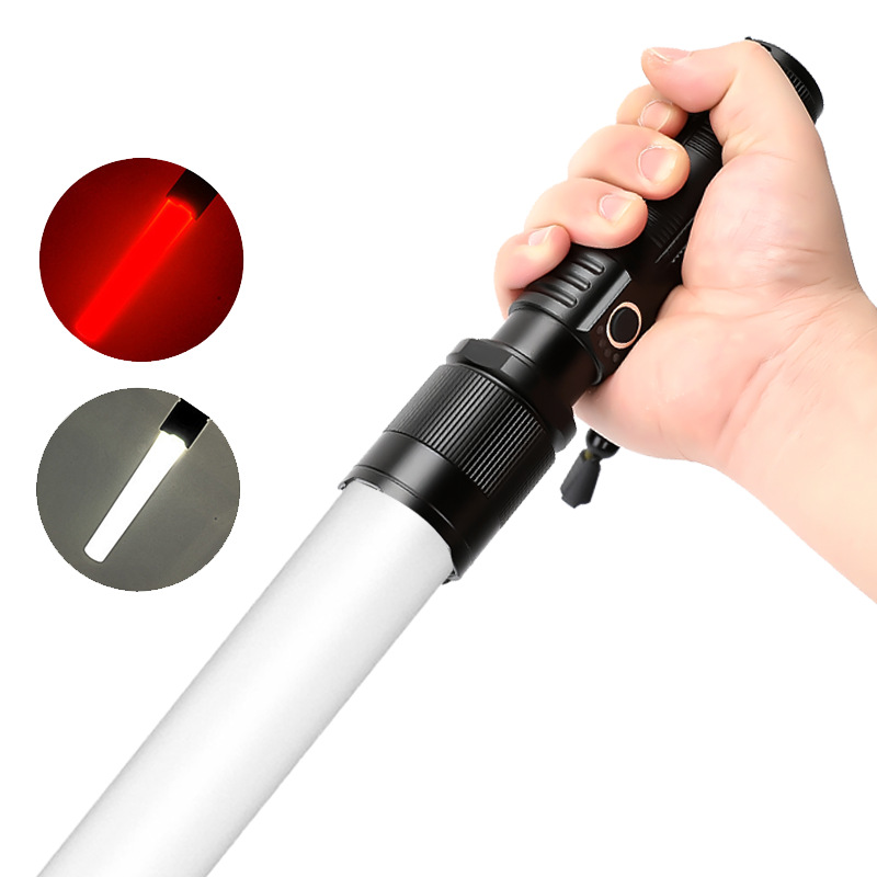 Transfronteriza nueva linterna al aire libre reflector impermeable y fuerte Luz Portátil lámpara de emergencia iluminación de largo alcance LED destacado