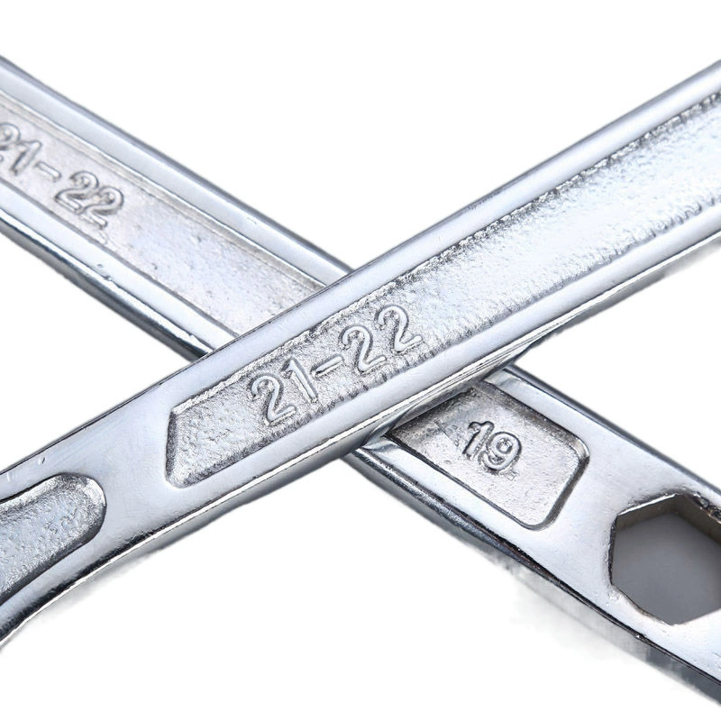 Scaffolding dead wrench, special wrench for scaffolding and scaffolding 22-21-19, multi-purpose three-purpose open dead wrench for scaffolding