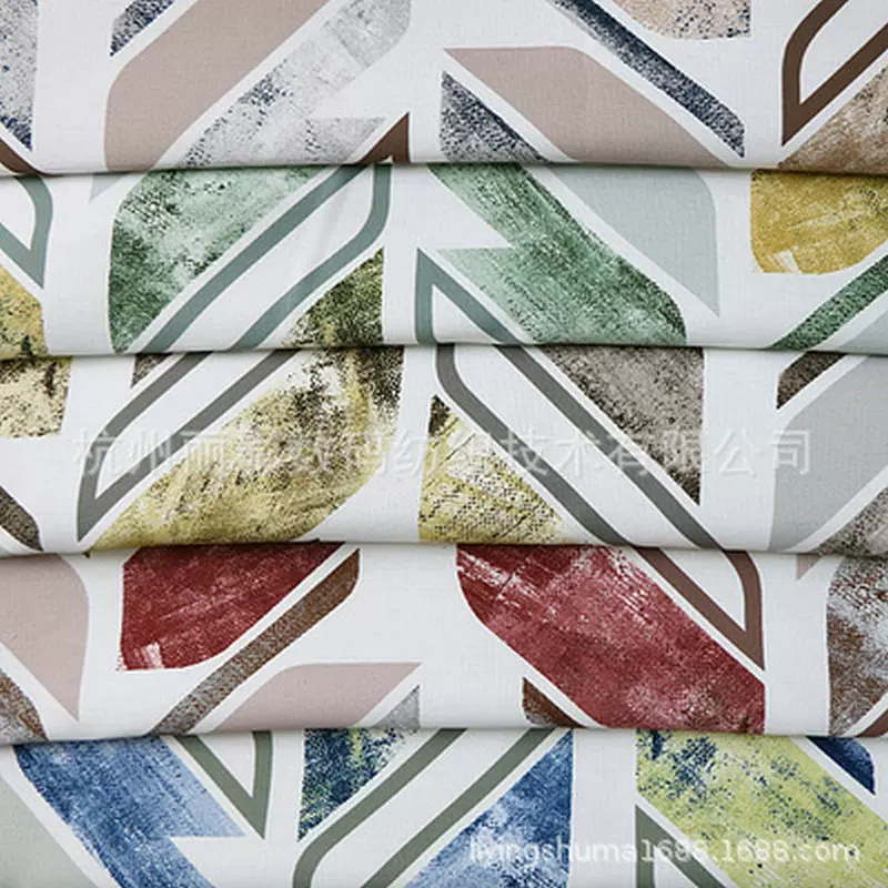 工厂实惠量大新款印花布针织数码印花针织布棉布面料活性印花面料