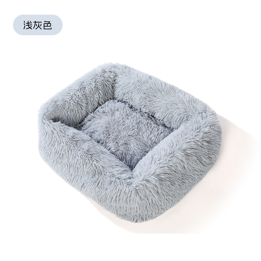 Peluche de invierno para mascotas Peluche para gatos Peluche para perros cuadrado Estera para mascotas Cama para gatos Cama para perros Productos para mascotas