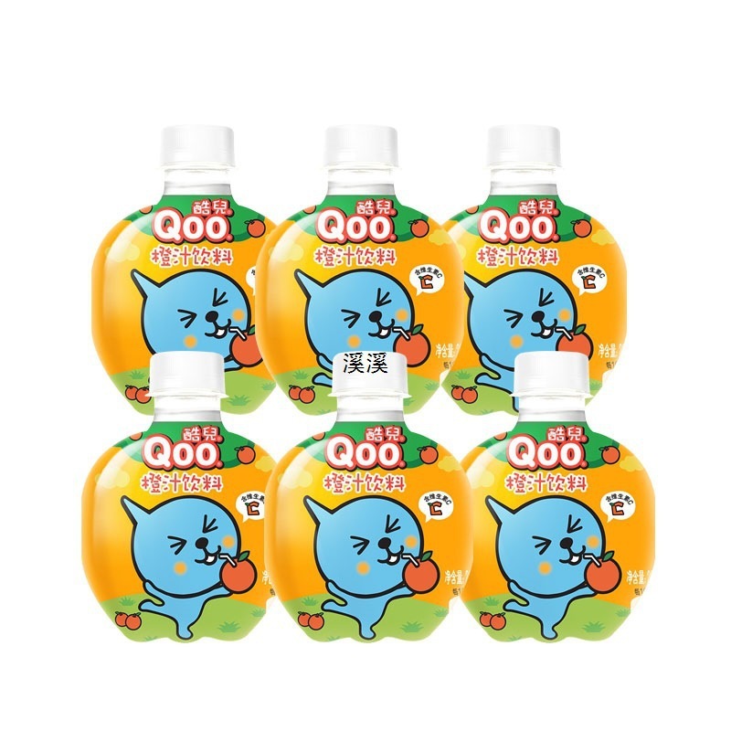 可口可乐美汁源酷儿橙汁饮料260ml*12瓶果汁迷你小瓶装六一礼物|undefined