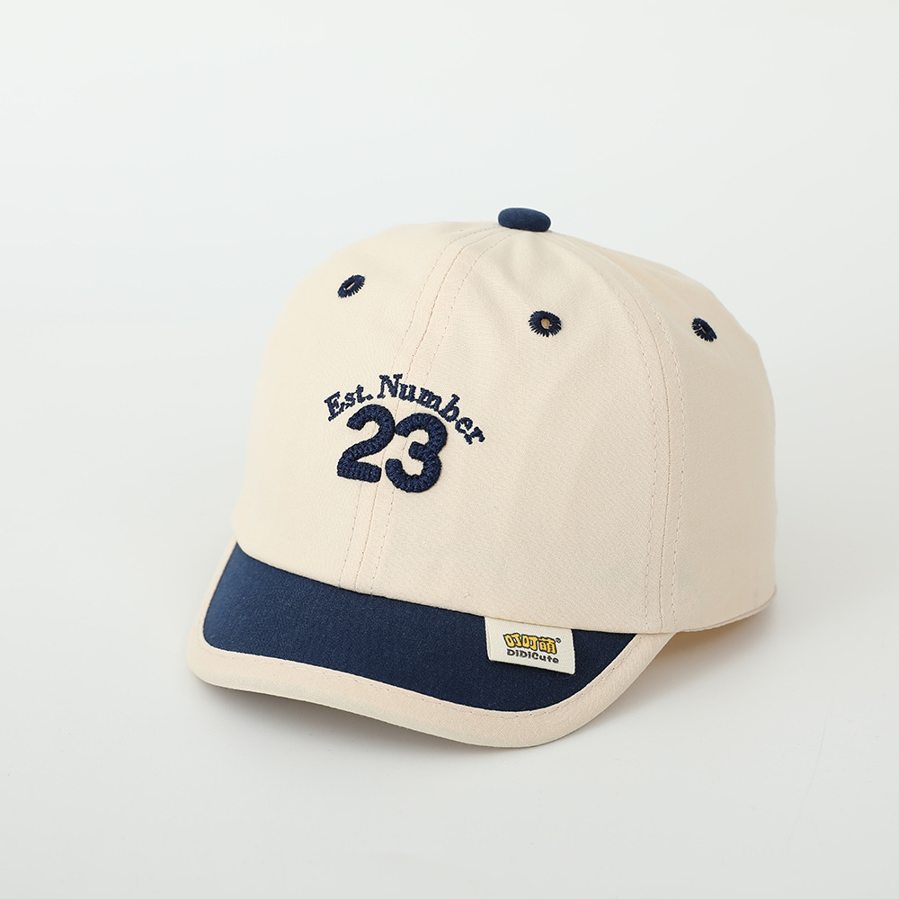 Sombreros digitales para bebés primavera y otoño sombreros para niños niñas sombreros de béisbol de colores sombreros cortos de lengüeta