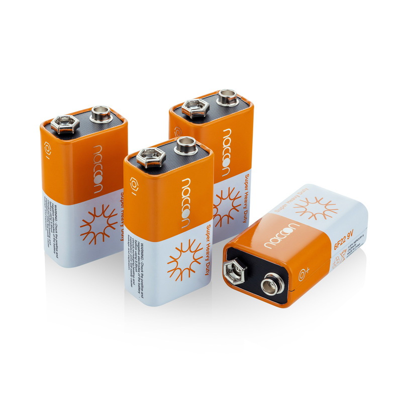 Naccon耐科森炭素性9ボルト警報器電池6f22 9vマルチメーターマイク乾電池|undefined