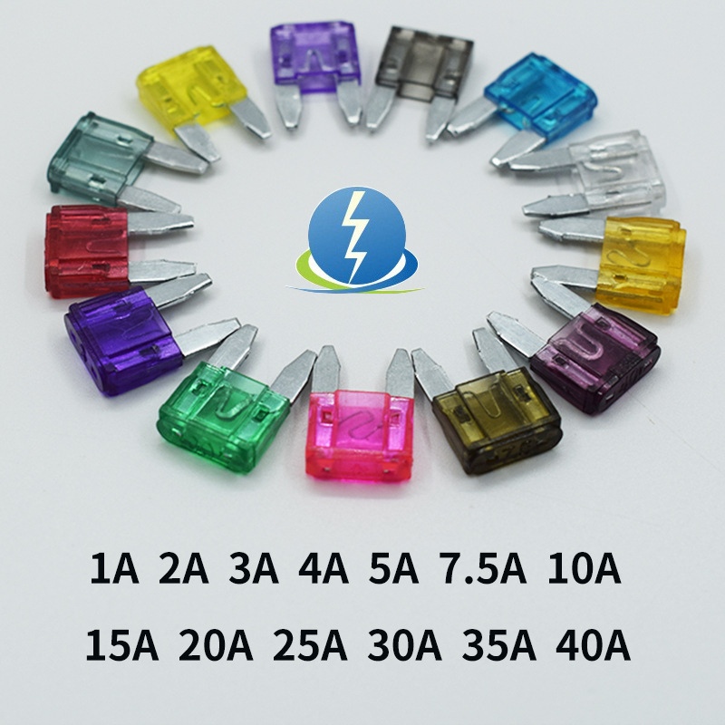 Car fuse car MINI small size fuse insert car small size tip fuse 1A-40A zinc plate Car fuse car MINI small size fuse insert car small size tip fuse 1A-40A zinc plate