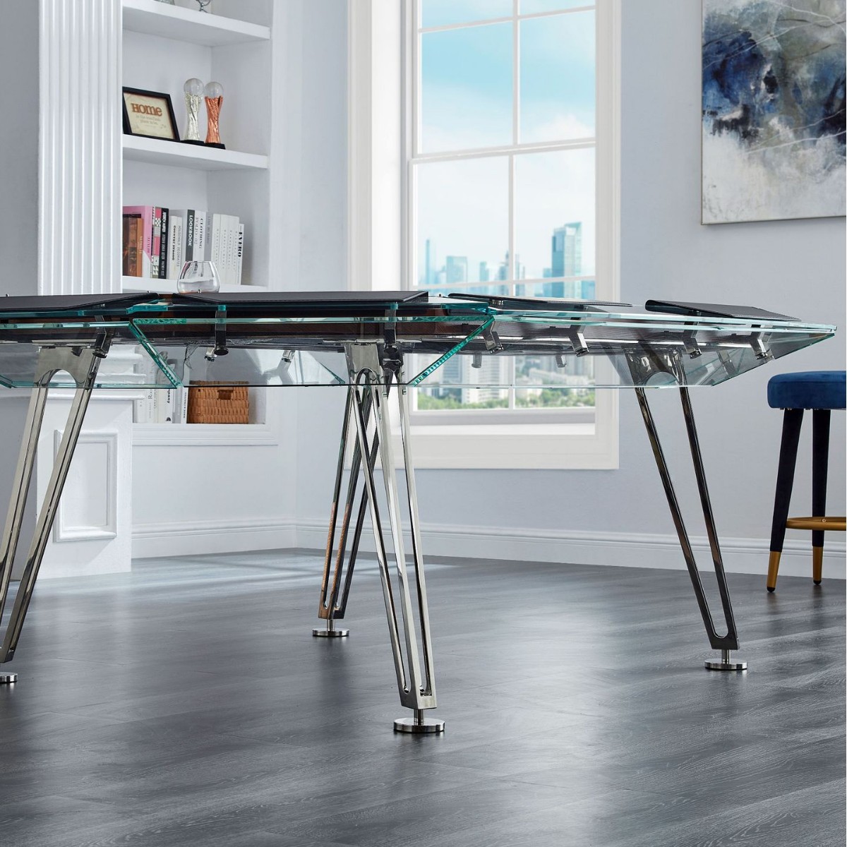 Fichas multijugador de lujo italiano, ajedrez, acrílico, cristal, villa de alta gama, mesa especial de Texas Hold'em