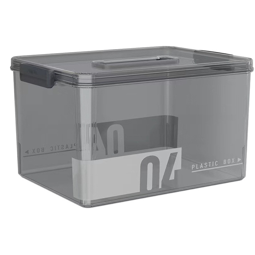 Multifuncional caja de la medicina hogar de gran capacidad espesado sellado de almacenamiento de la medicina transparente caja de primeros auxilios médicos