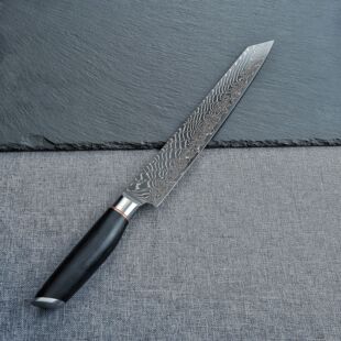 VG-10 powder steel Japanese bayonet Damascus rib lead cut off sushi cuisine special fish raw knife slice