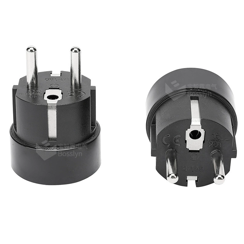 CE certified Swiss to French plug Swiss to German European plug 10/16A