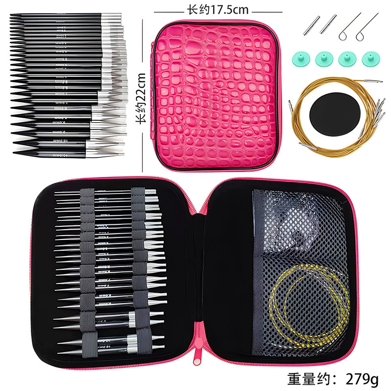 Инструмент для трансграничного вязания игла для свитера U-образная игла съемная игла для рециркуляции углеродного кольца с аксессуарами