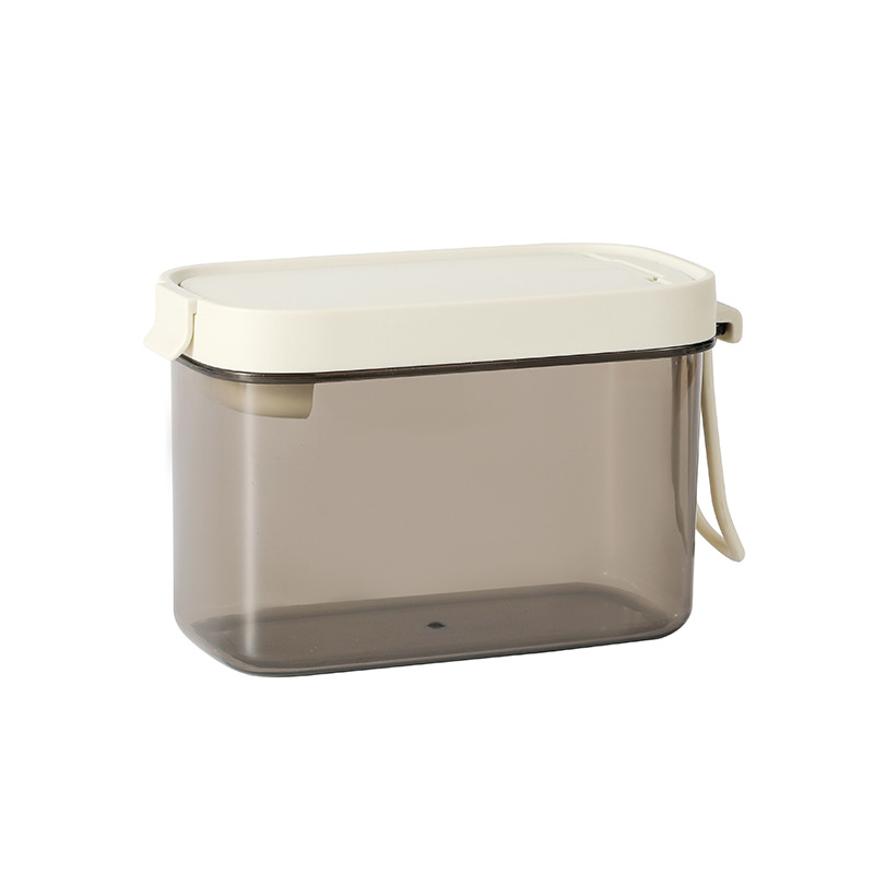 Tarro Hermético para Leche en Polvo de Plástico y Silicona con Cierre Magnético para Cocina