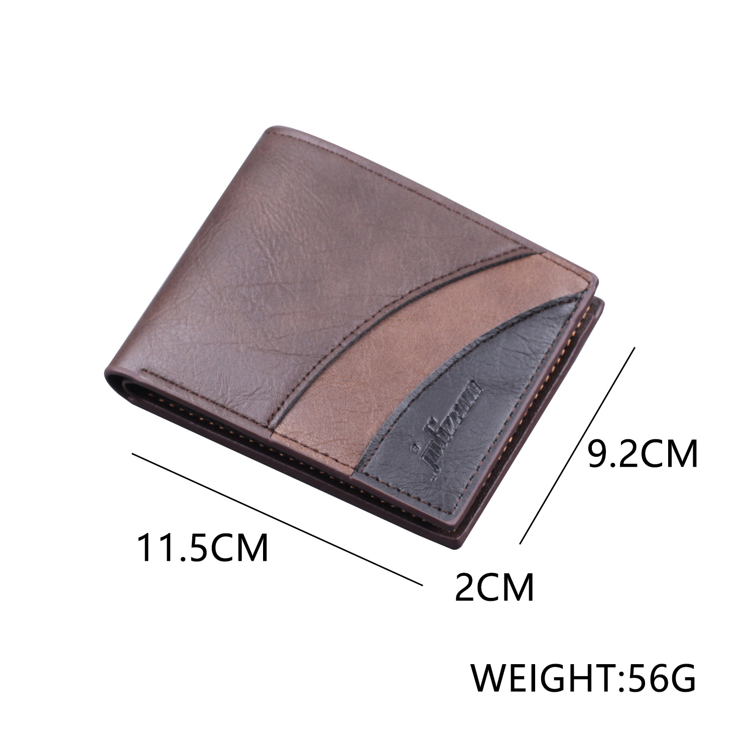 Cartera para hombres 2025 nueva cartera corta cartera de tarjetas en una cartera simple transfronteriza multi-tarjeta cartera hombre