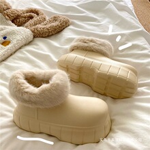 ~��ˮ��ɫ�ӽq��Ͳѩ��ѥŮINS�����⴩��ױ�ů��Ь��ˮ�����ٴ�