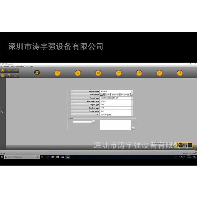 Latest Renault VCI Can Clip v240 multi-language diagnostic programming with full Renault functionality
