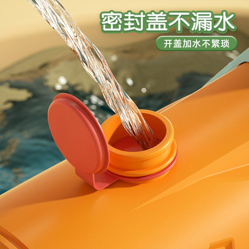 Juguete para niños de dibujos animados tiburón pistola de agua dinosaurio pato prensa pistola de agua lucha de agua jardín de infantes puesto de juego de agua