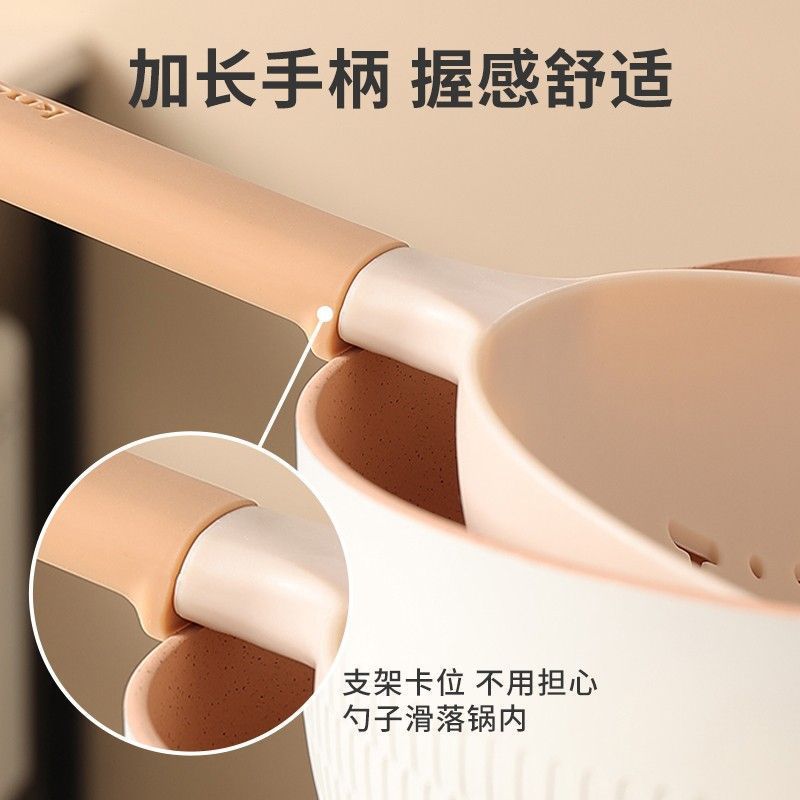 家庭用食品グレードの大型ザルフィルタースプーンキッチンロングハンドル高温耐性ヌードルスクリーン|undefined