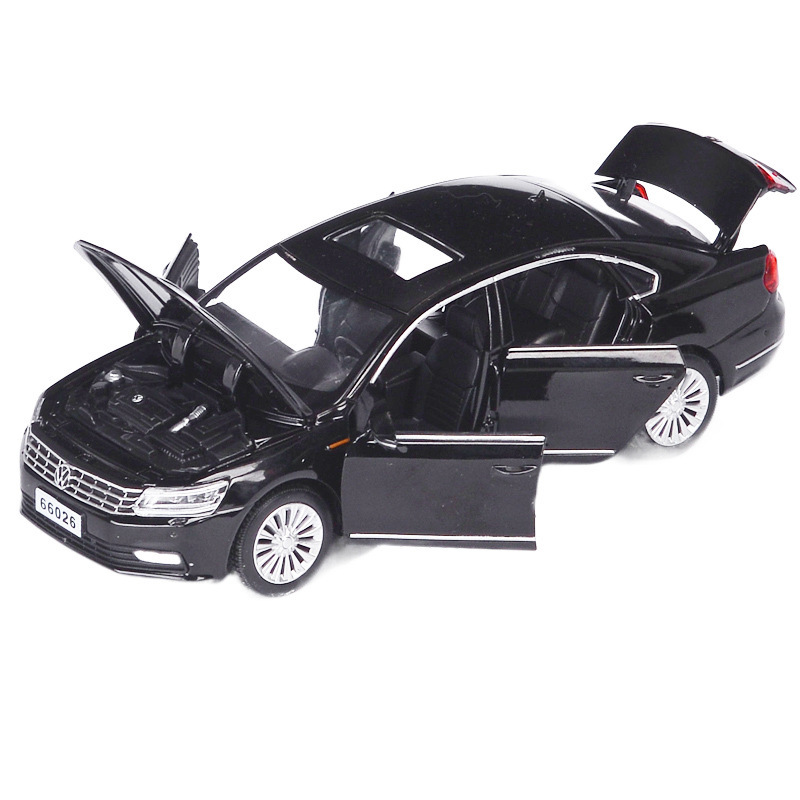 1:32 フォルクスワーゲンビートルティグアン合金車モデルパサートプルバック音と光のおもちゃの車 6 ドア|undefined