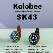 kalobee �¿�sk43 �����ֱ�ͨԒ�\�ӿ羳�{������Smartwatch���l