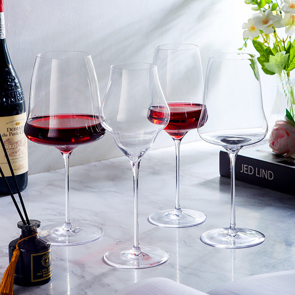 Crystal wineglass