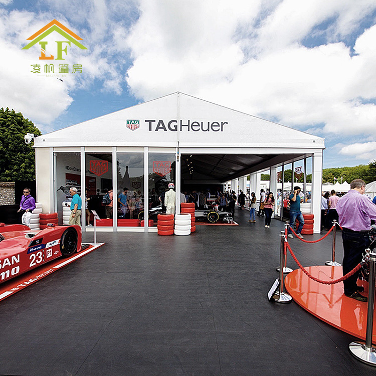 篷房工厂热销户外装配式铝合金巡展篷房 人字顶展览赛事篷房 tent