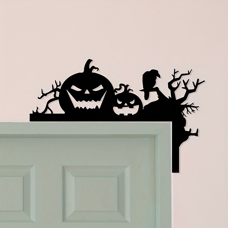 新しいハロウィンパーティー装飾スイッチステッカーハロウィンお化け屋敷レイアウトテーブルコーナードアフレーム装飾ハロウィンコーナーステッカー|undefined