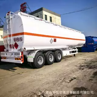 油罐车水罐车液体半挂车可分仓可带油气回收2轴油