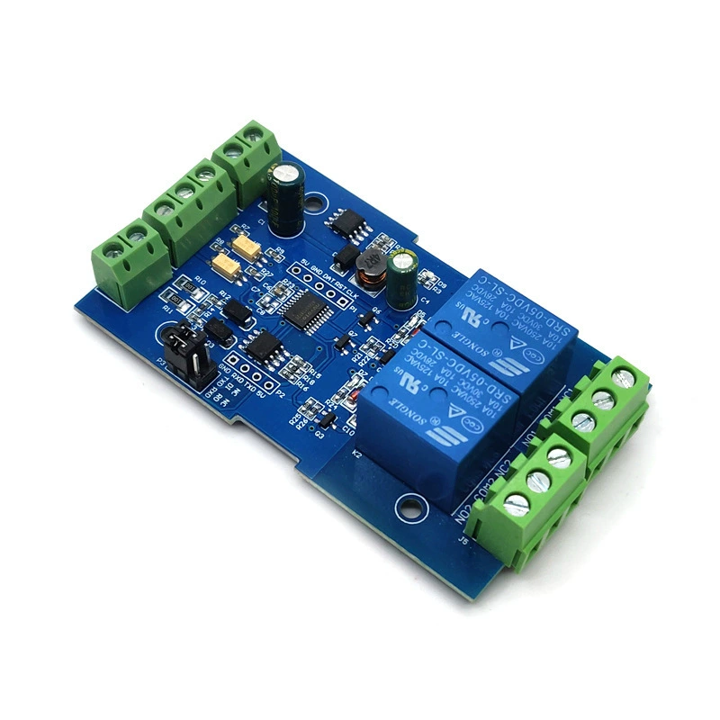 Модуль реле Modbus-RTU 1/2 переключающий вход и выход, коммутационный модуль с интерфейсом RS485/TTL