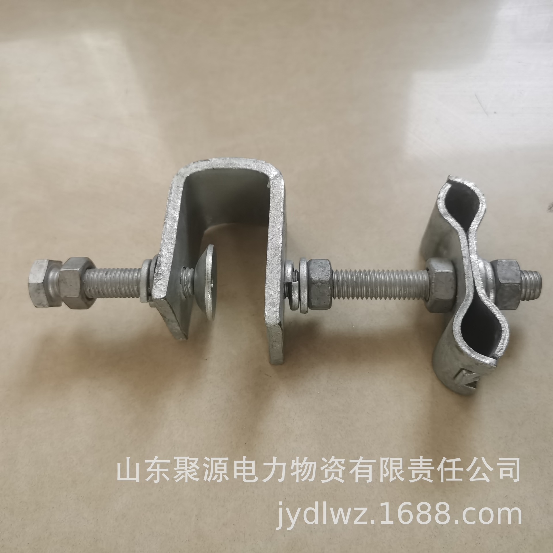 电力光缆固定金具 引下线夹 塔用热镀锌引下线夹光缆防滑固定线夹