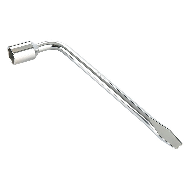 Tipo L llave de neumáticos socket palanca cabeza plana ahorro de trabajo desmontaje herramienta de cambio de neumáticos de coche 17/19/21/22/24mm
