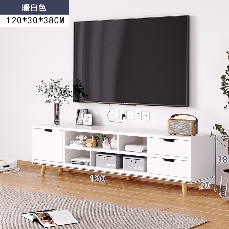gabinete de televisión gabinete bajo moderno simple sala de estar pequeña casa dormitorio gabinete de piso de madera sólida simple gabinete de televisión