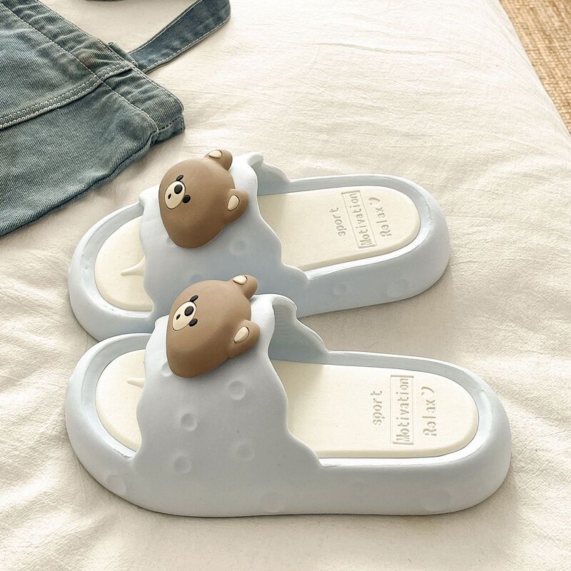 2026 New Model Women's Slippers, Detachable and Washable, Eva Lightweight Thick-Soled, Ultra-Soft and Bouncy, Home Indoor Slippers for Dormitory