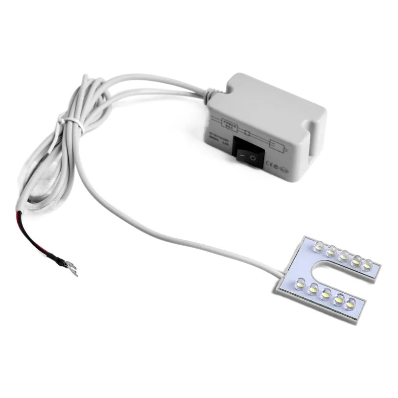 lámpara de máquina de coser en forma de U iluminación local imán máquina herramienta lámpara de aguja iluminación cob ropa industrial lámpara de coche lámpara de trabajo