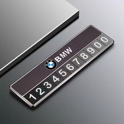 Nömrəli dayanma kartı parking number plate temporary - bmw-exclusive-dark-night-purple-parking-number-plate