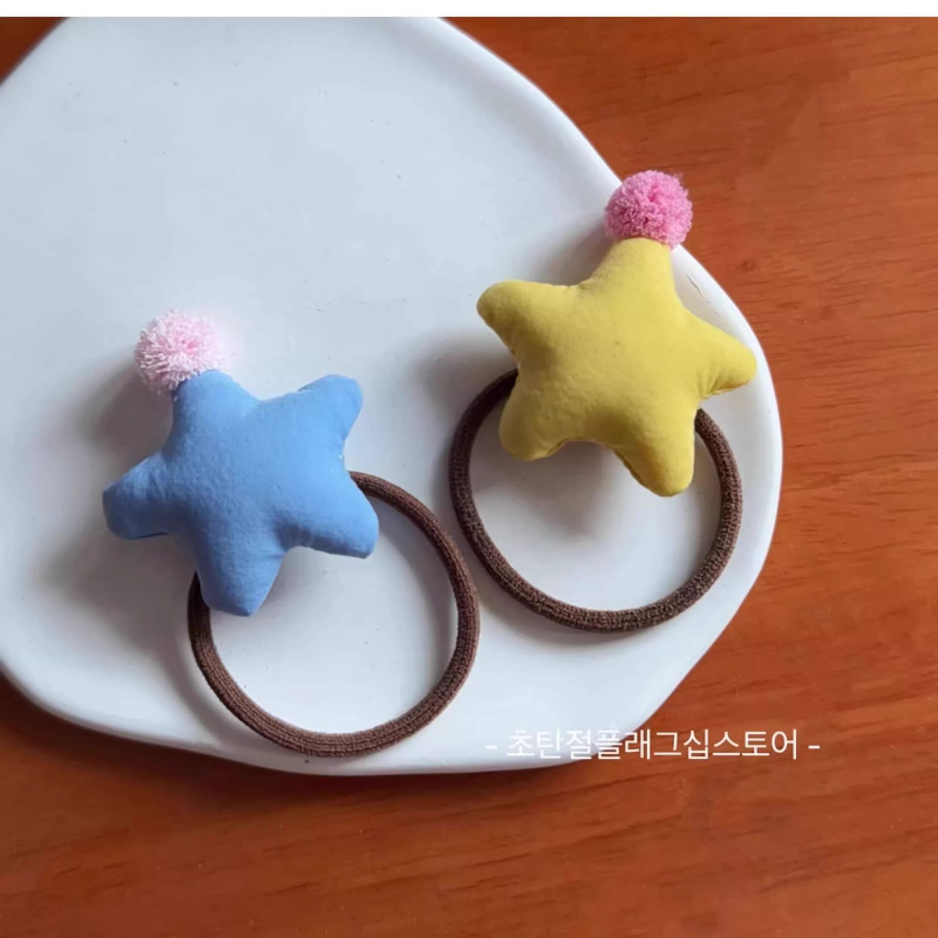 2025 Cute Super Cute Baby Star Hair Band Rubber Band Children's Hair Rope Little Girls Do Not Hurt Hair Girls Headband Headwear