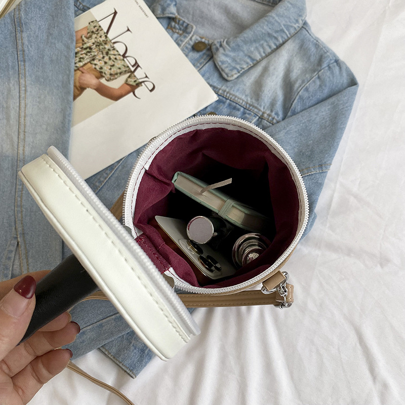 Piima-teekruusi isikupärastatud naiste ühe õlaga õlakott, trendikas uus 2024. aasta plahvatusohtlik Korea magevee ämbrikott_voghion.com