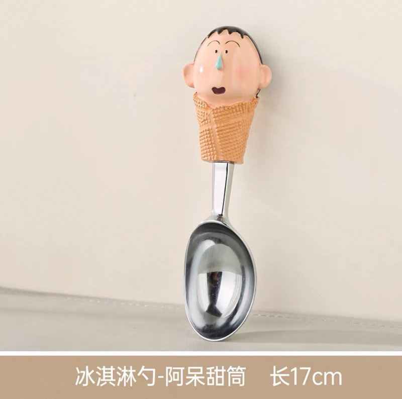カニ爪スプーン、リンゴの芯スプーン、アイスクリームスプーン、家庭用クリエイティブ漫画かわいいデザートスプーン、見栄えの良いライススプーン、スープ|undefined