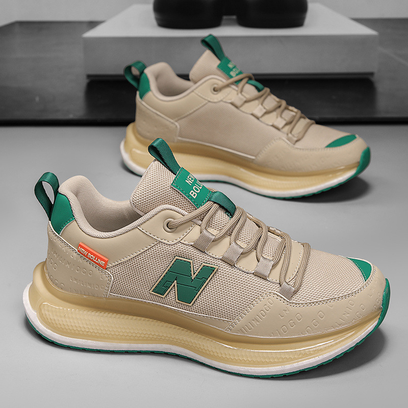 NEW BOLUNE/新百伦官方正品秋季新款休闲运动鞋男士透气老爹鞋男