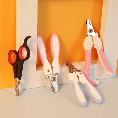 Pet nail clippers manufacturer directly approves polished pet nail clippers set for cats and dogs stainless steel pet nail clippers